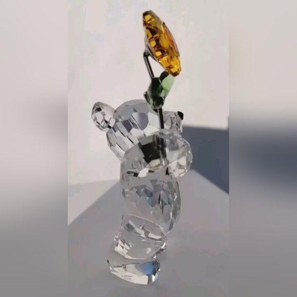 Swarovski Kris Bear A Sunflower Especially For You 2006 Figurine Sculpture - Picture 7 of 12